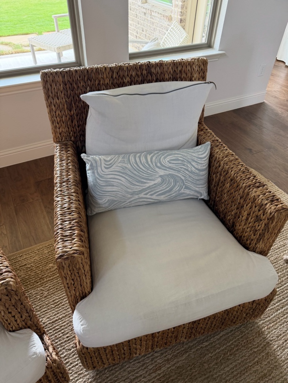 Blue Lumbar Pillow